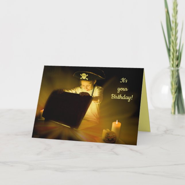 Birthday Treasure Karte (Vorderseite)