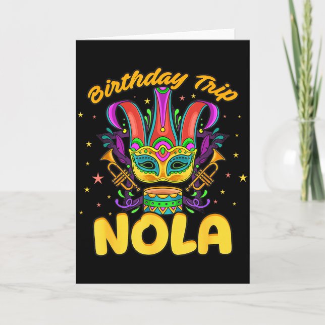 Birthday Trip Nola, So New Orleans You Wouldn't Un Karte (Vorderseite)