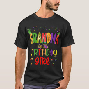 Birthday Tropical Thema Party Matching Famile T-Shirt