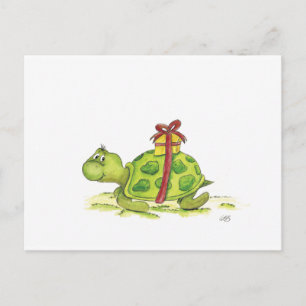 Birthday Turtle Postkarte