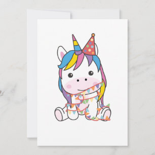 Birthday Unicorn For Kids A Birthday Holiday Card Feiertagskarte