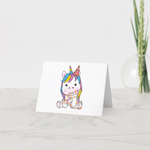 Birthday Unicorn For Kids A Birthday Holiday Card Feiertagskarte