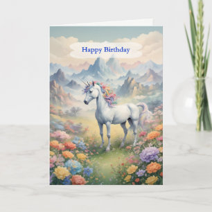 Birthday Unicorn Karte