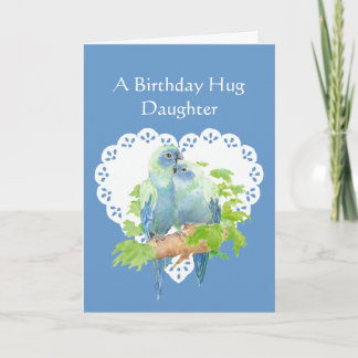 Birthday Wishes Daughter from Mother Parrot Bird Karte