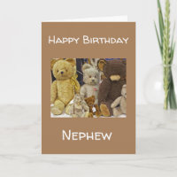 BIRTHDAY WISHY & BIRTHDAY KISSES NEPHEW CARD