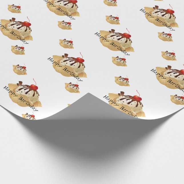 Birthday Wrapping Paper Geschenkpapier (Ecke)