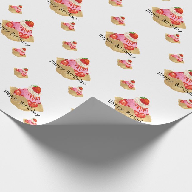 Birthday Wrapping Paper Geschenkpapier (Ecke)