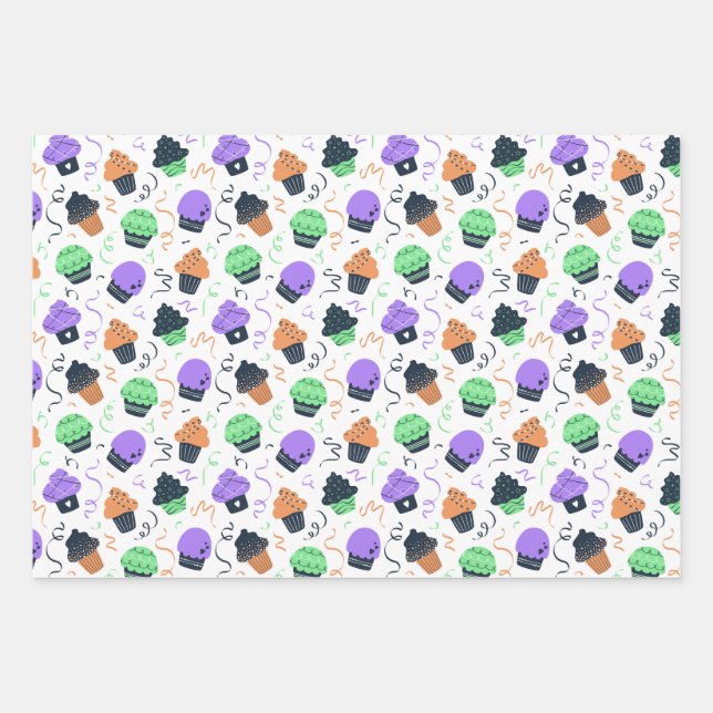 Birthday Wrapping Paper Geschenkpapier Set (Vorderseite)