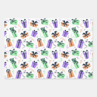 Birthday Wrapping Paper Geschenkpapier Set