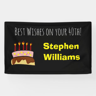 Birthday wünscht Party Banner Personalisiert