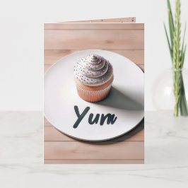 Birthday Yum Cupcake Karte
