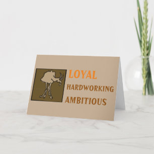 Birthday Zodiac Sign Personality Capricorn Card Karte