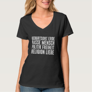 Birthplace Earth Race Man Politics Freedigio T-Shirt
