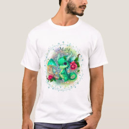 Birthstone May Emerald DragonT-Shirt T-Shirt