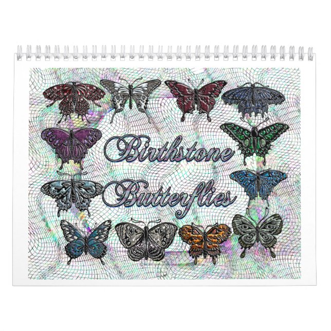 Birthstone Schmetterlings-Kalender Kalender (Titelbild)