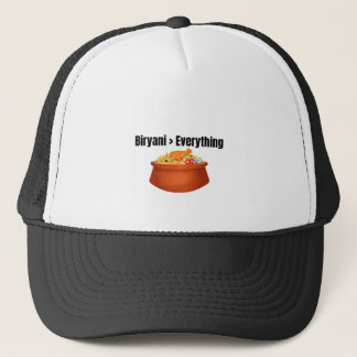 Biryani > Alles Lustige Food Lover T-Shirt Truckerkappe