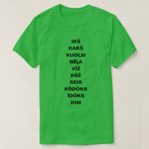 bis 10 in Livonian T-Shirt