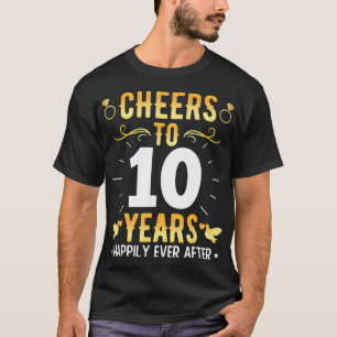 Bis 10 Jahre Verheiratete Paare 10. Hochzeit und T-Shirt