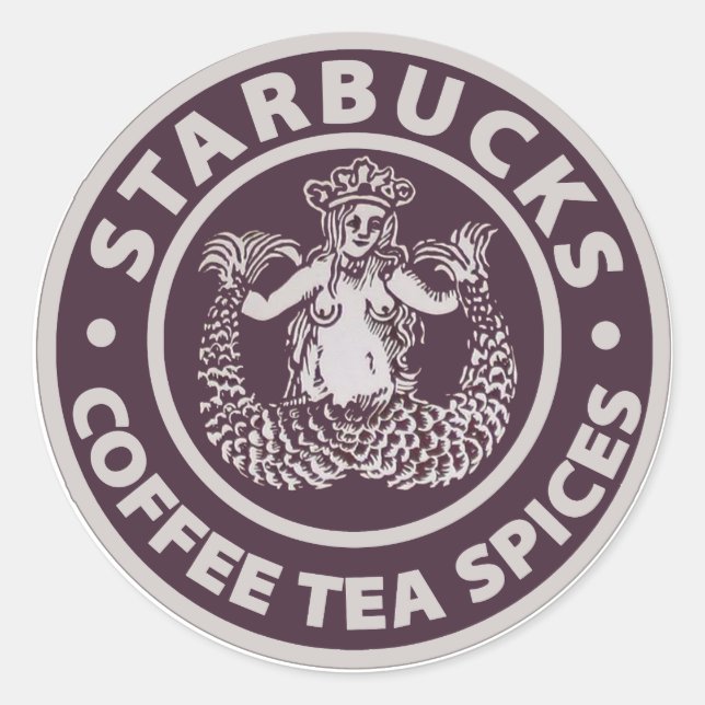 Bis 1971 auf einem Starbies-Run Runder Aufkleber (Vorderseite)