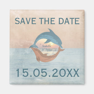 Bis ans Ende der Zeit Hochzeit Save the Date Magnet