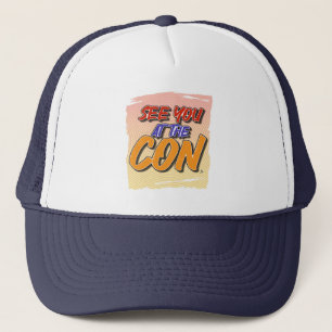 Bis bald auf der Con-Comic-Motto Truckerkappe