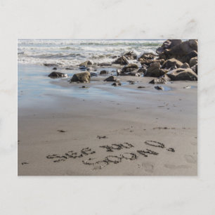 Bis bald! postkarte