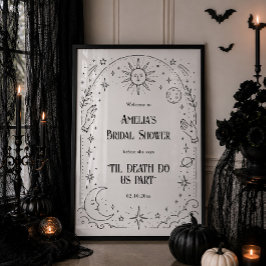 Bis dass der Tod das Halloween-Brautjunggesellinne Poster