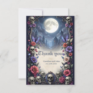 Bis dass der Tod und das Mondlicht uns verbindet. Dankeskarte