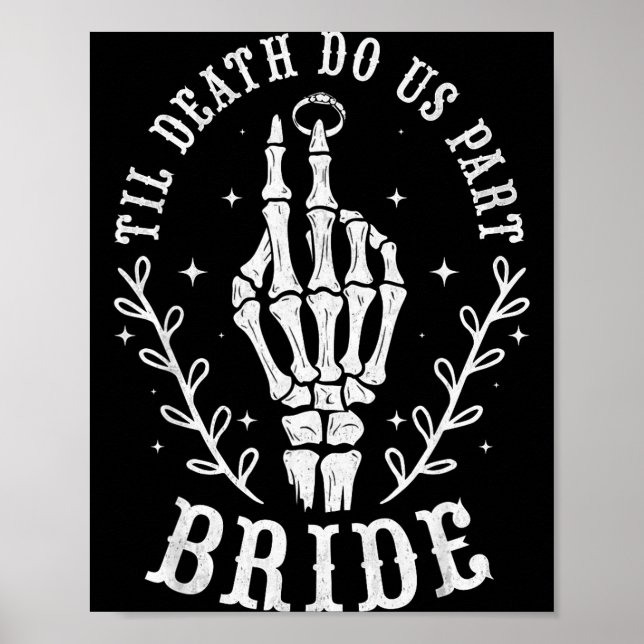 Bis dass der Tod uns scheidet Braut Poster (Vorne)