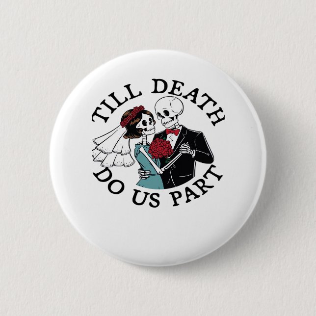 Bis dass der Tod uns scheidet Essential – Faultier Button (Vorderseite)