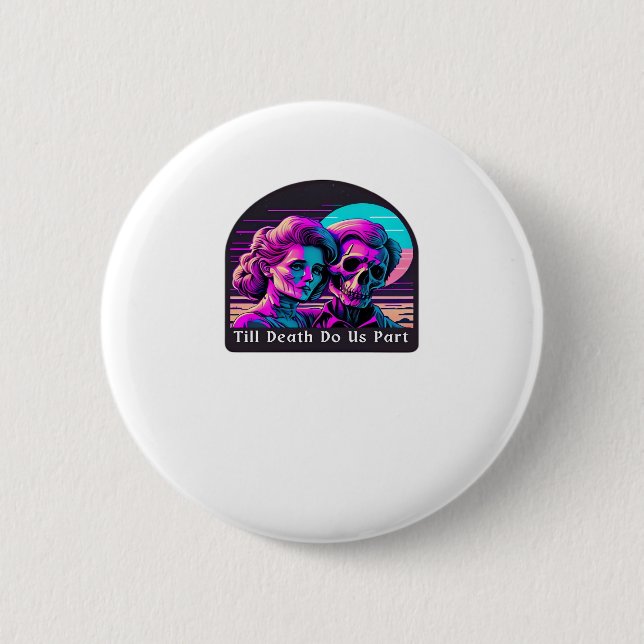 Bis dass der Tod uns scheidet Faultier und Seelenv Button (Vorderseite)