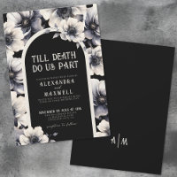 Bis dass der Tod uns scheidet Florale Hochzeit