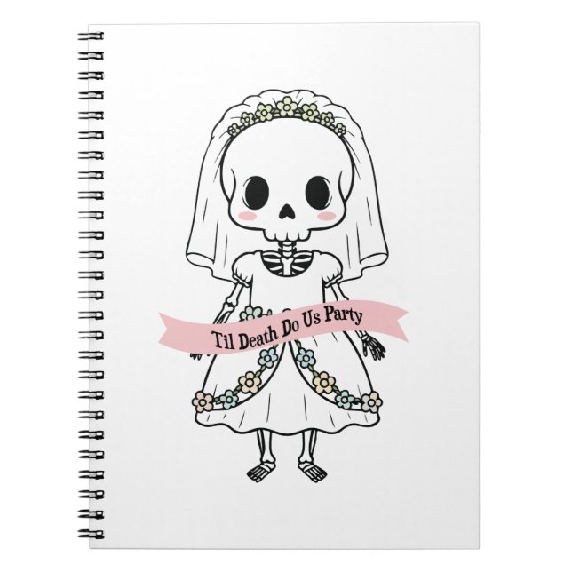 Bis dass der Tod uns scheidet Halloween Notizblock (Vorderseite)