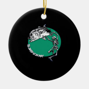 Bis dass der Tod uns scheidet Klassiker Keramik Ornament