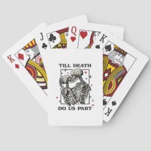 Bis dass der Tod uns scheidet Klassiker – Skelett Spielkarten