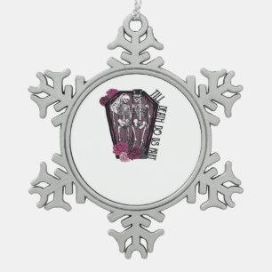 Bis dass der Tod uns scheidet, Kostümidee Schneeflocken Zinn-Ornament