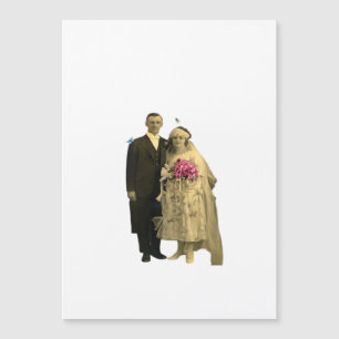 Bis dass der Tod uns scheidet Meme klassischer Sti Magnetkarte