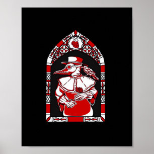 Bis dass der Tod uns scheidet Pestarzt Klassische Poster