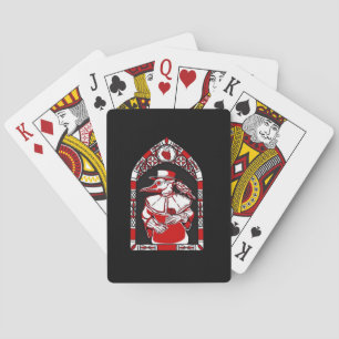 Bis dass der Tod uns scheidet Pestarzt Klassische Spielkarten