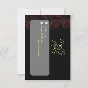 Bis dass der Tod uns scheidet RSVP-Karten RSVP Karte