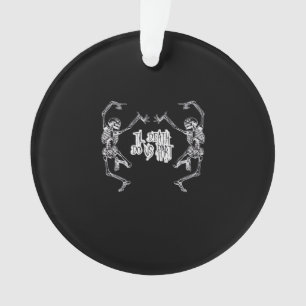Bis dass der Tod uns scheidet Skelett-Design Ornament