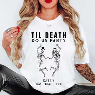 Bis dass der Tod uns scheidet Skelett-Paar Jungges T-Shirt