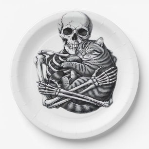 Bis dass der Tod uns scheidet - Zitat Klassisches Pappteller