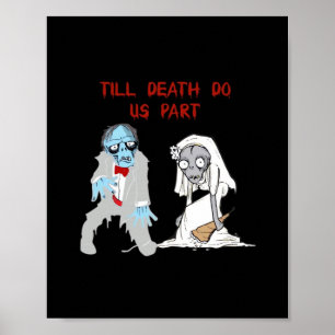 Bis dass der Tod uns scheidet Zombie-Hochzeit Hall Poster