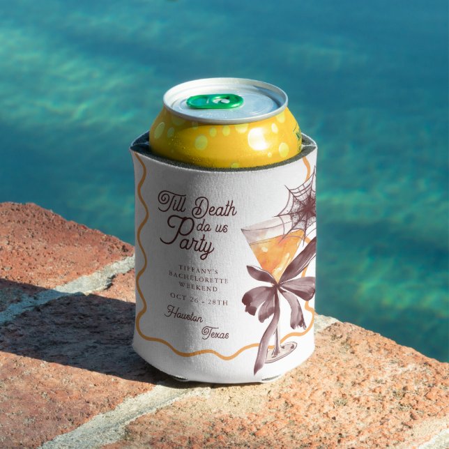 Bis Death Bow Cocktail Halloween Bacheloerette Dosenkühler (In Situ Pool)