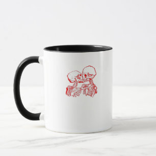 Bis der Tod uns beiseite lässt (rot transparent) Tasse
