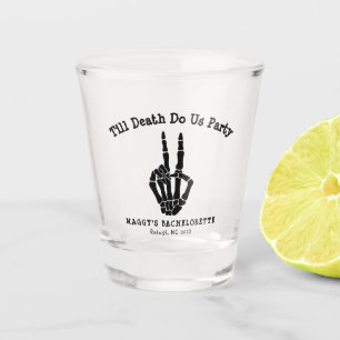Bis der Tod uns Party Junggeselinnen-Abschied Schnapsglas