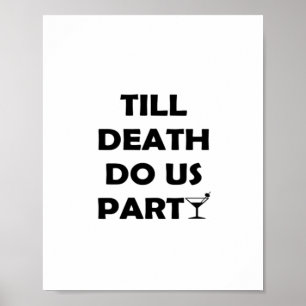 Bis der Tod uns scheidet, Classic & Basic Design Poster