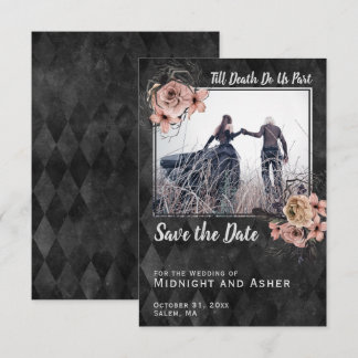 Bis der Tod uns Teil der gotischen Rose Save the D Date