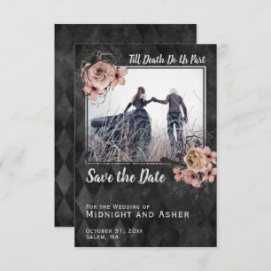 Bis der Tod uns Teil der gotischen Rose Save the D Save The Date